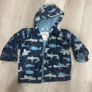 Hatley Dark Blue Kids' Jacket with Fish Design Size 2